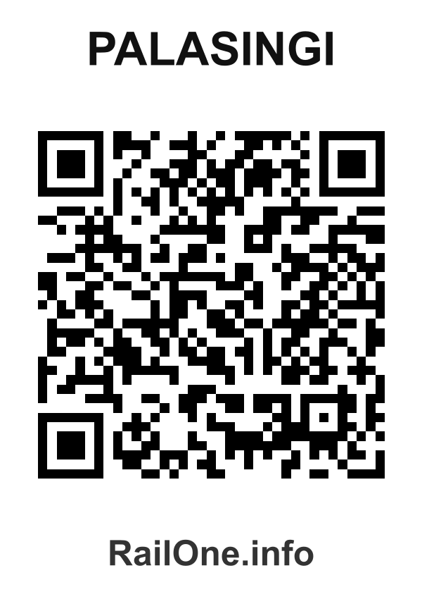 RailOne QR Code for Palasingi station