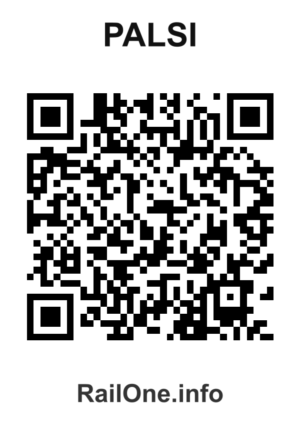 RailOne QR Code for Palsi station