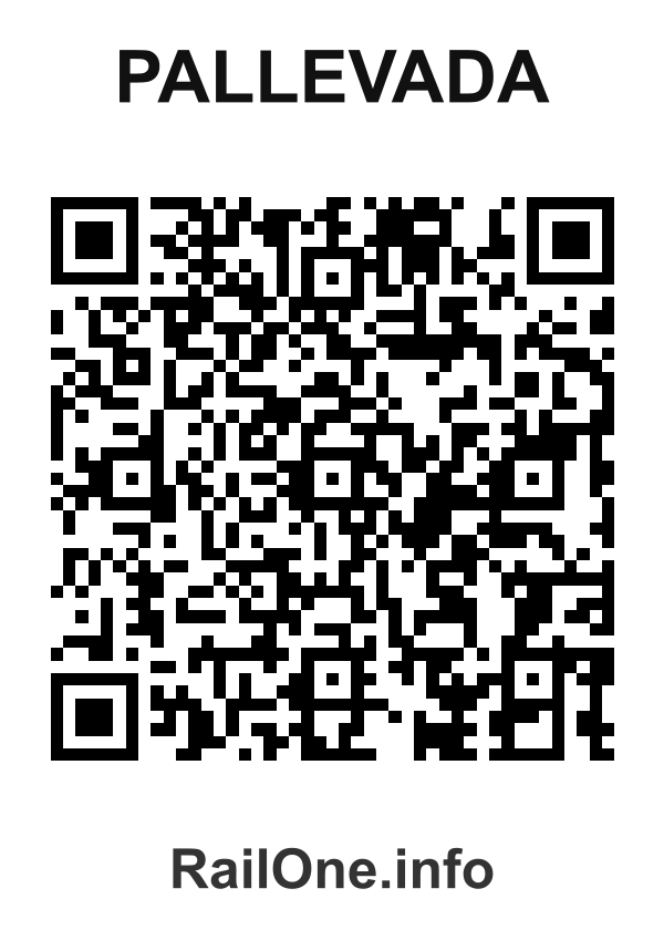 RailOne QR Code for Pallevada station