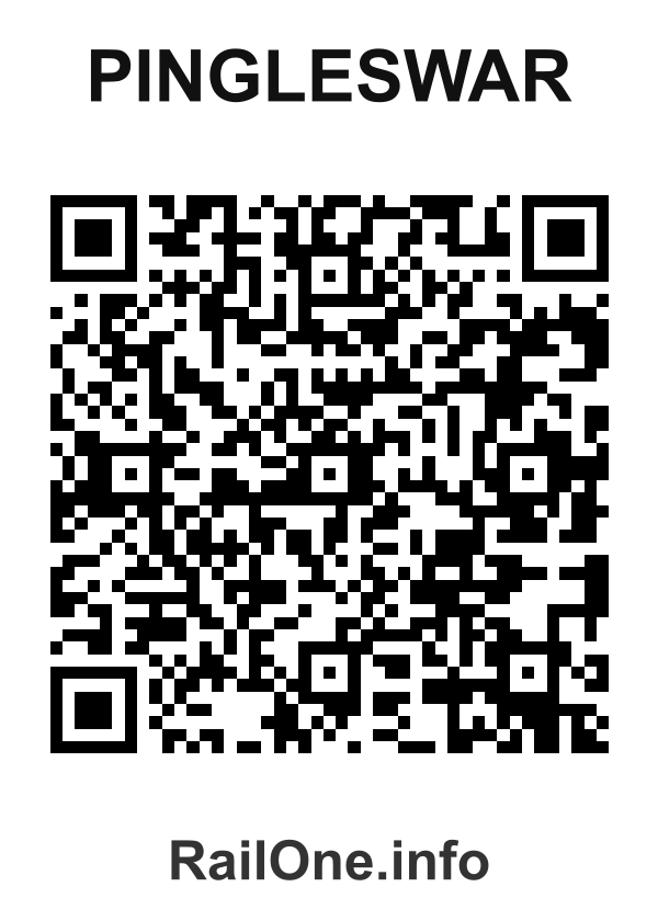RailOne QR Code for Pingleswar station