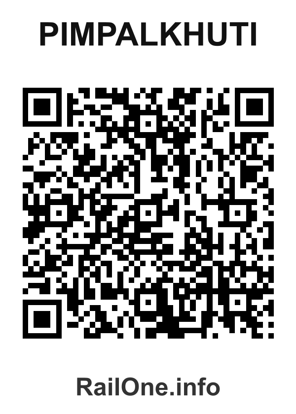 RailOne QR Code for Pimpalkhuti station