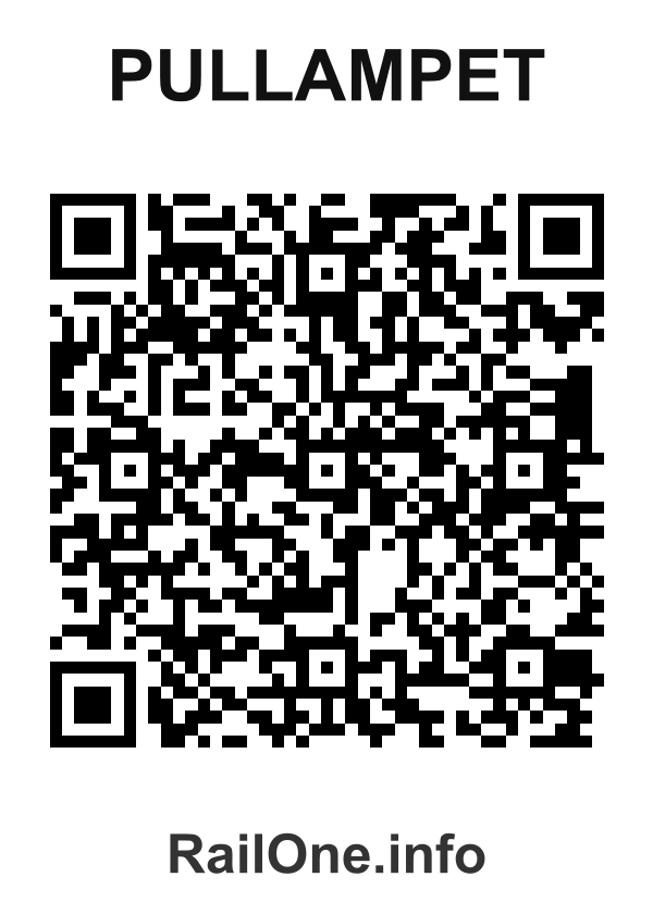 RailOne QR Code for Pullampet station