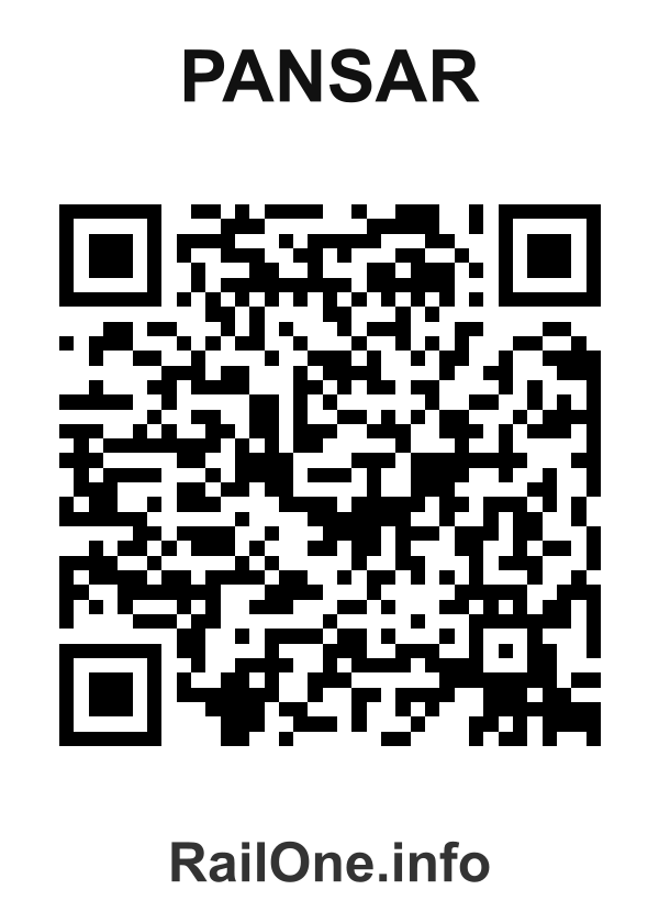 RailOne QR Code for Pansar station