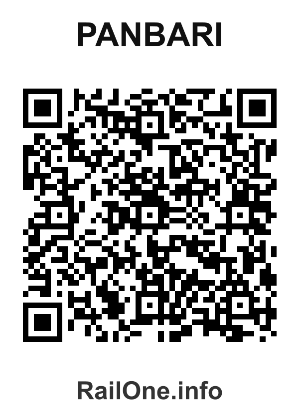 RailOne QR Code for Panbari station