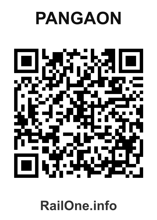 RailOne QR Code for Pangaon station