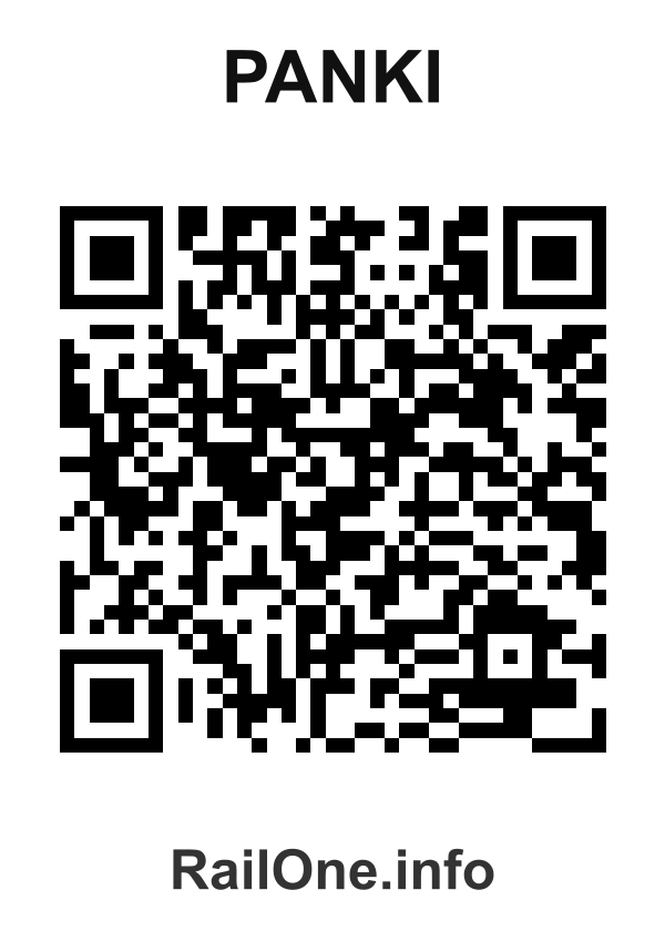 RailOne QR Code for Panki station