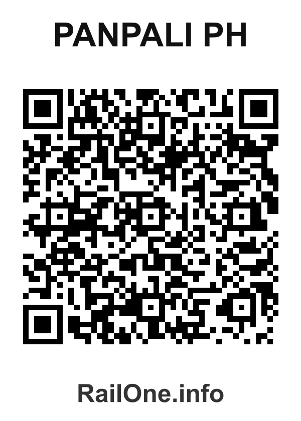 RailOne QR Code for Panpali Ph station