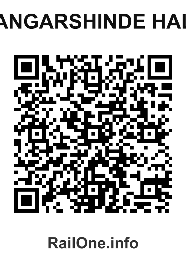 RailOne QR Code for Pangarshinde Halt station
