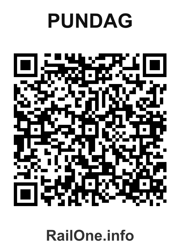 RailOne QR Code for Pundag station
