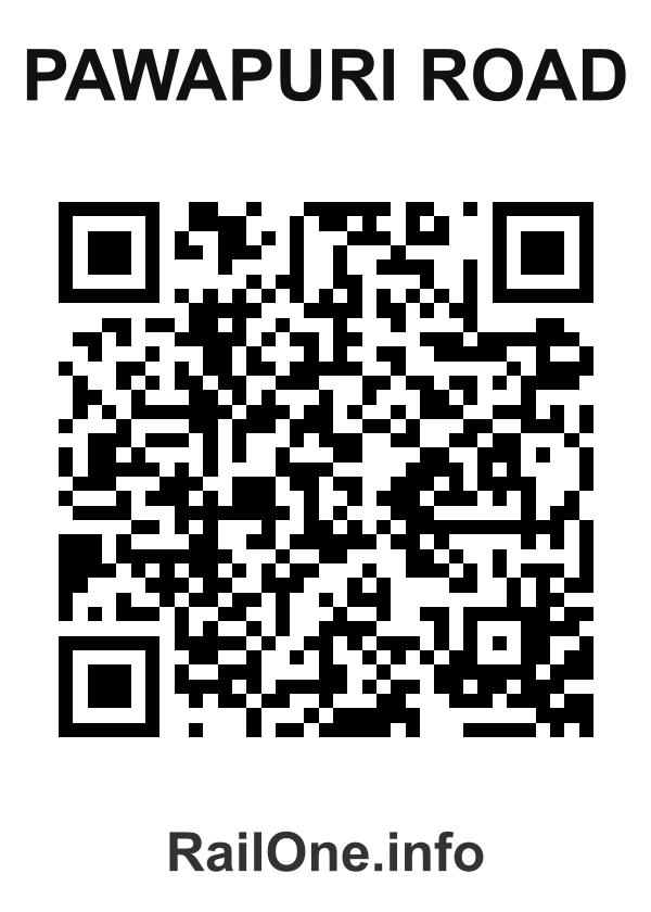 RailOne QR Code for Pawapuri Road station