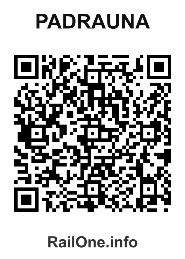 RailOne QR Code for Padrauna station