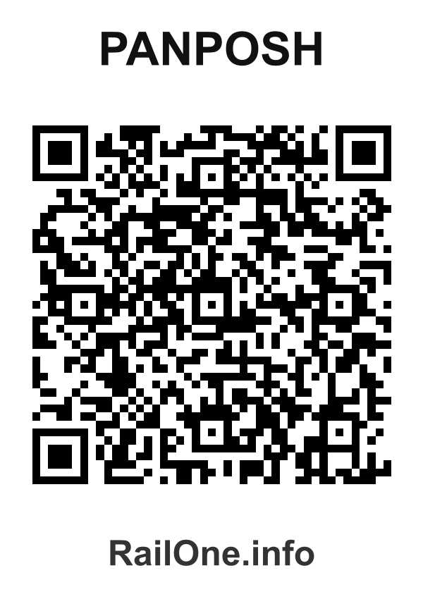 RailOne QR Code for Panposh station