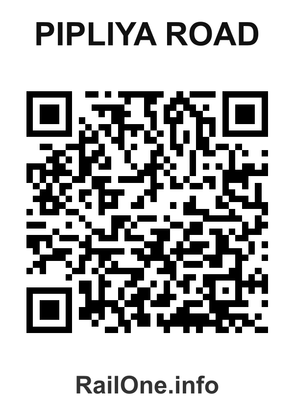 RailOne QR Code for Pipliya Road station