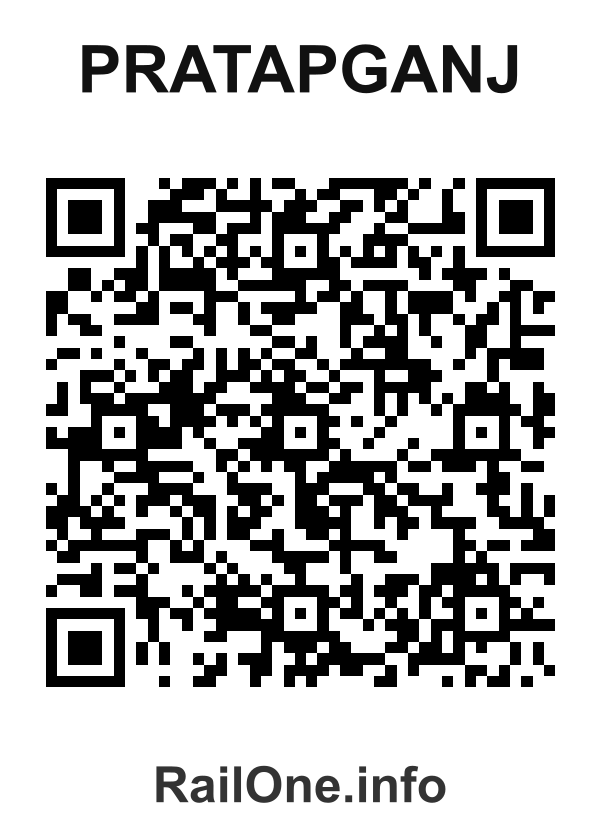 RailOne QR Code for Pratapganj station