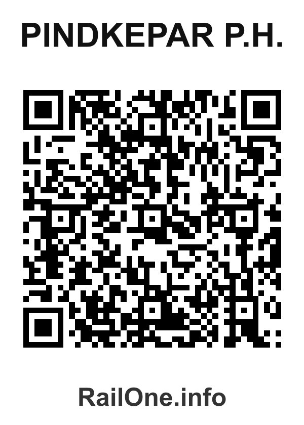 RailOne QR Code for Pindkepar P.h. station