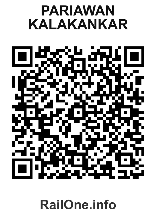 RailOne QR Code for Pariawan Kalakankar station