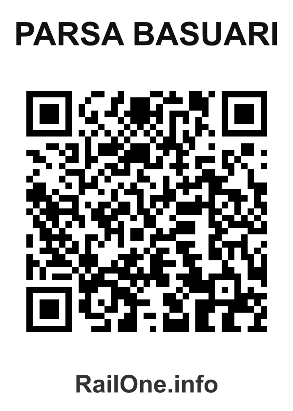 RailOne QR Code for Parsa Basuari station
