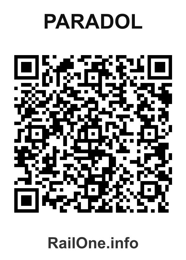 RailOne QR Code for Paradol station