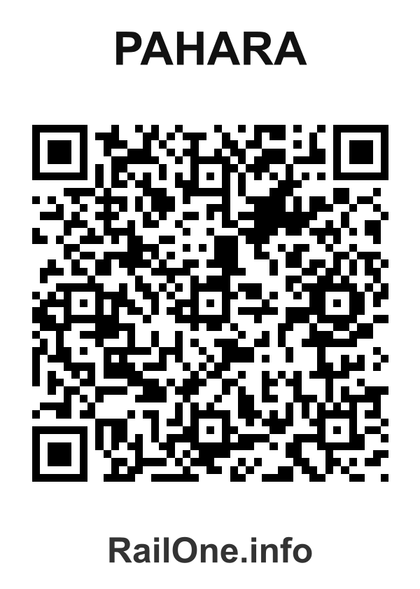 RailOne QR Code for Pahara station