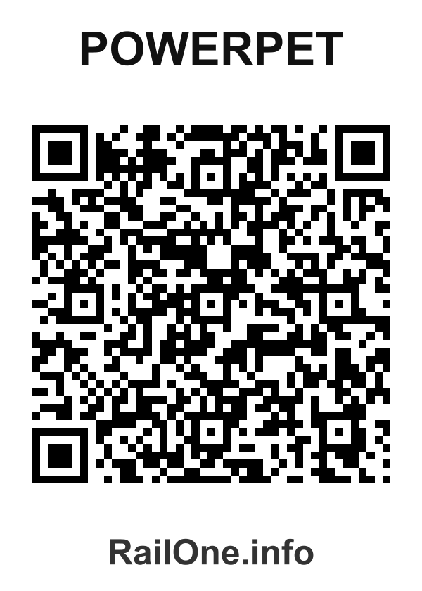 RailOne QR Code for Powerpet station