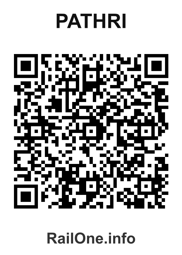 RailOne QR Code for Pathri station