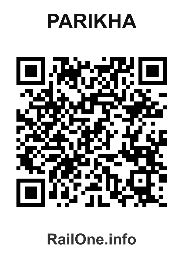 RailOne QR Code for Parikha station