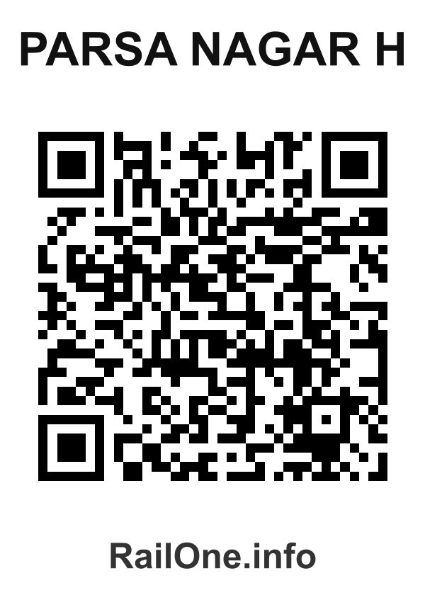 RailOne QR Code for Parsa Nagar H station