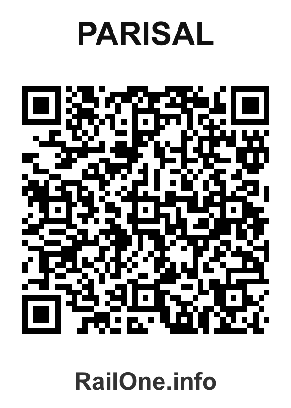 RailOne QR Code for Parisal station