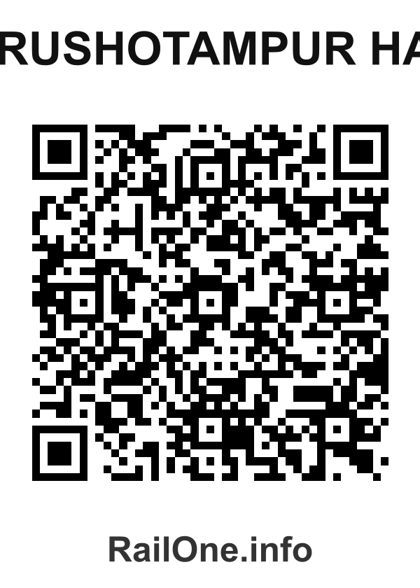 RailOne QR Code for Purushotampur Halt station