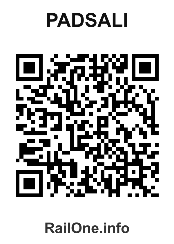 RailOne QR Code for Padsali station