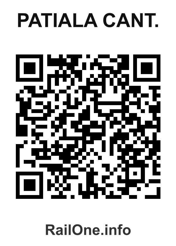 RailOne QR Code for Patiala Cant. station