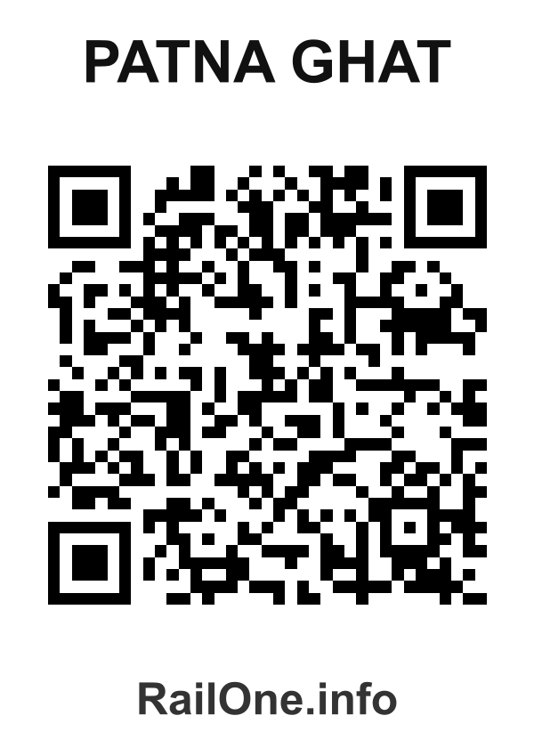 RailOne QR Code for Patna Ghat station