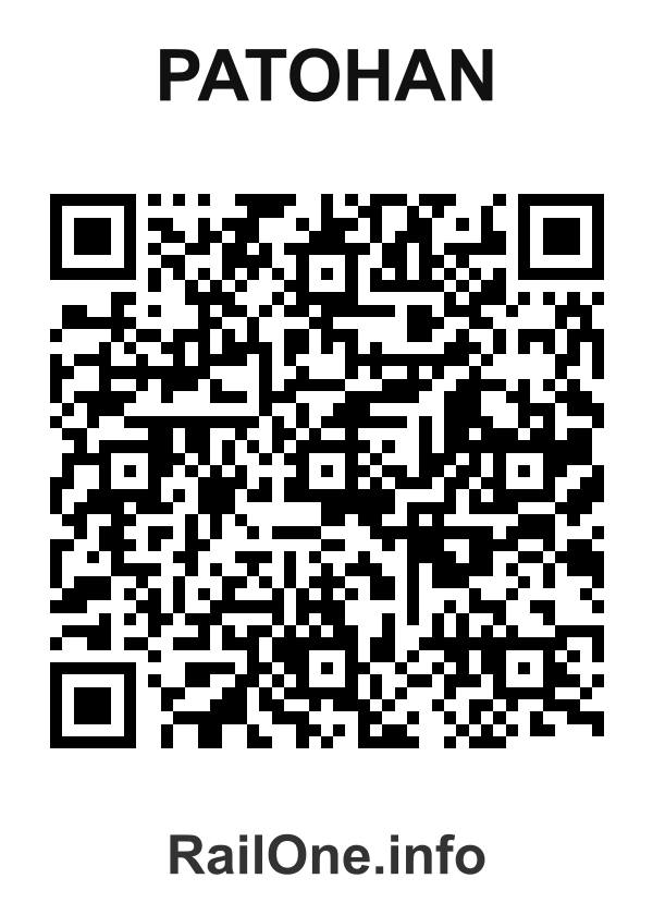 RailOne QR Code for Patohan station