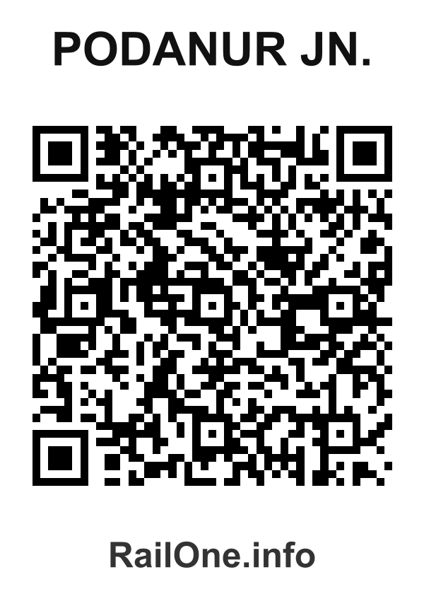 RailOne QR Code for Podanur Jn. station