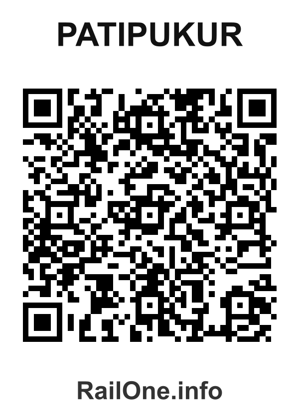 RailOne QR Code for Patipukur station
