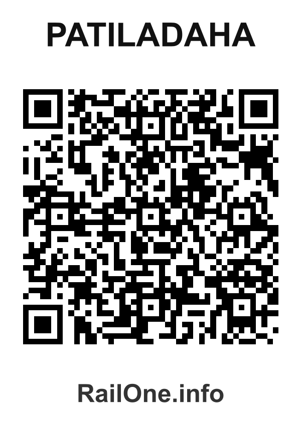 RailOne QR Code for Patiladaha station