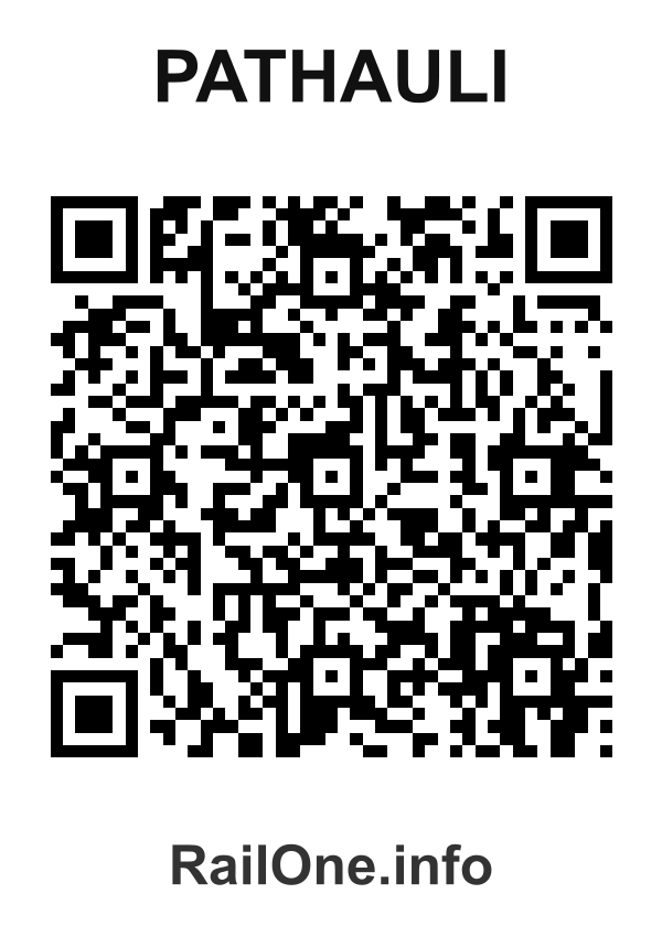 RailOne QR Code for Pathauli station