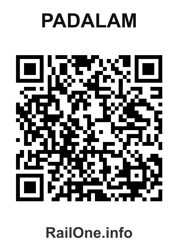 RailOne QR Code for Padalam station