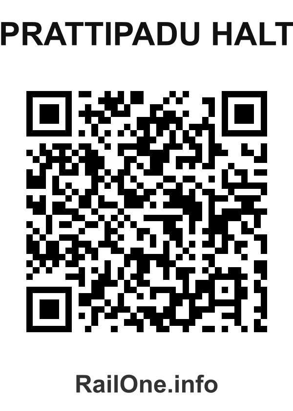 RailOne QR Code for Prattipadu Halt station