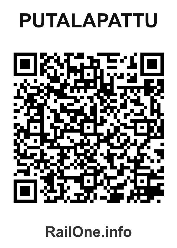 RailOne QR Code for Putalapattu station
