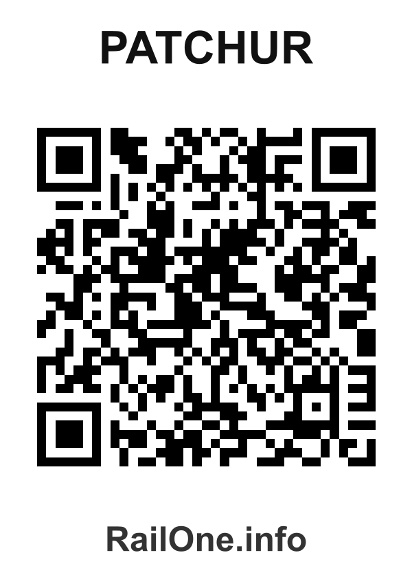 RailOne QR Code for Patchur station