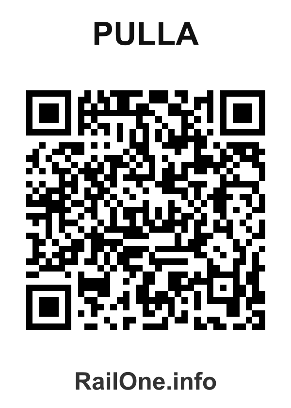 RailOne QR Code for Pulla station