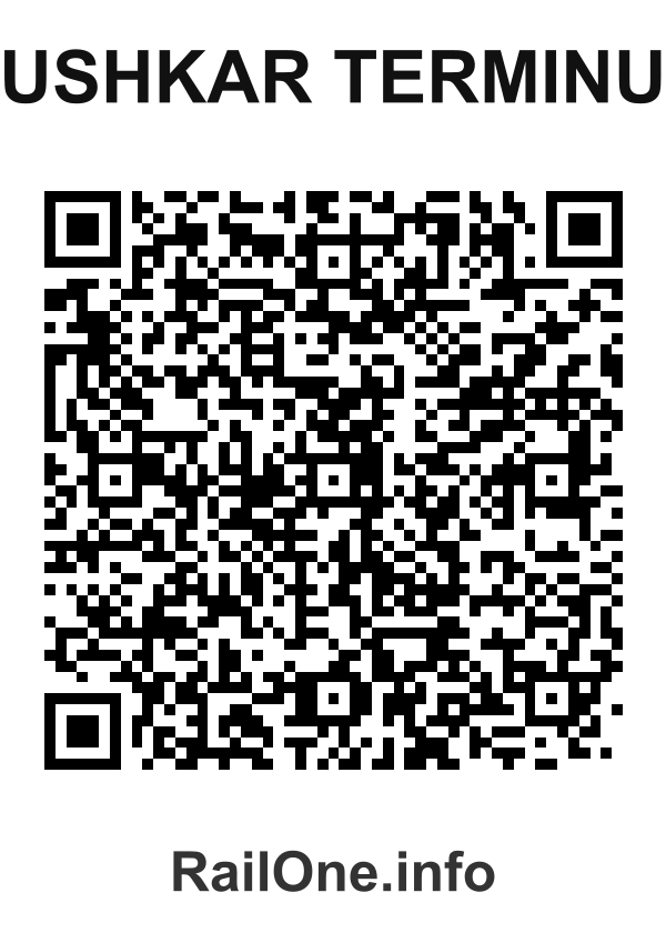 RailOne QR Code for Pushkar Terminus station