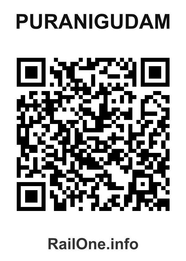 RailOne QR Code for Puranigudam station