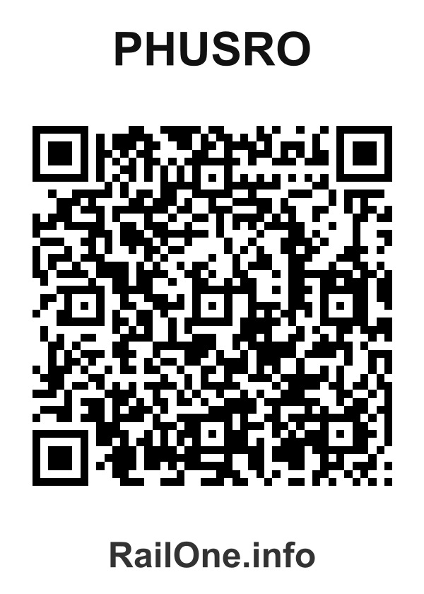 RailOne QR Code for Phusro station