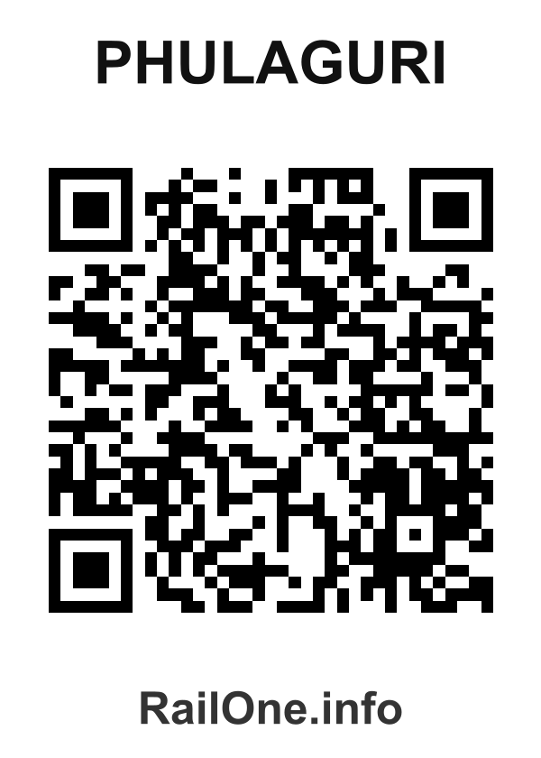 RailOne QR Code for Phulaguri station