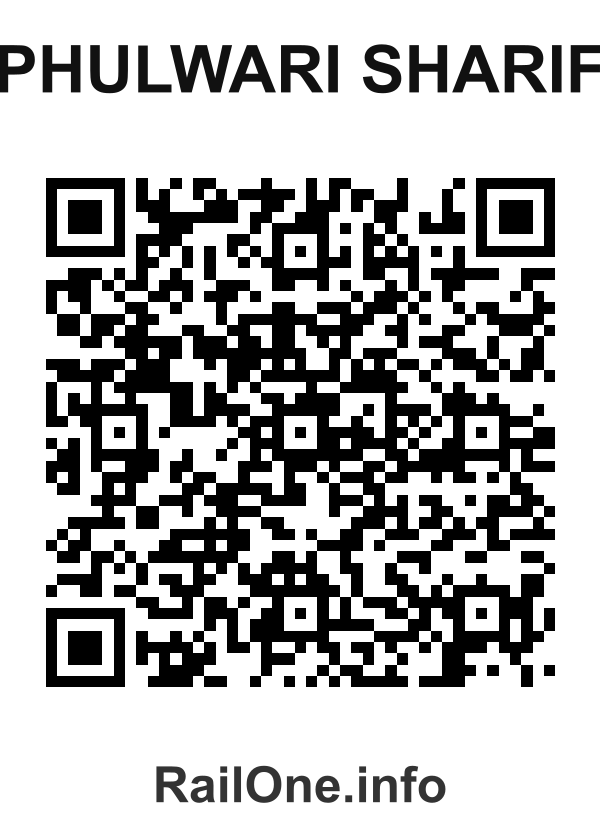 RailOne QR Code for Phulwari Sharif station