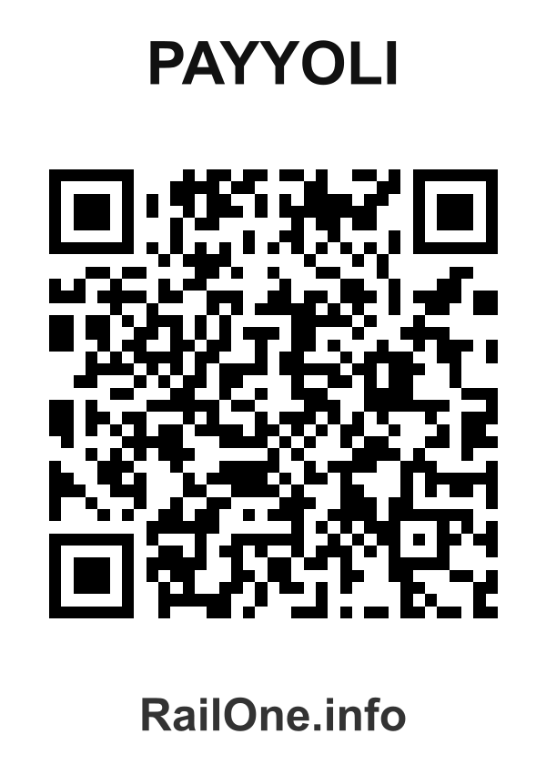 RailOne QR Code for Payyoli station