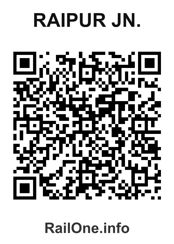 RailOne QR Code for Raipur Jn. station