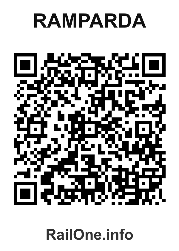 RailOne QR Code for Ramparda station
